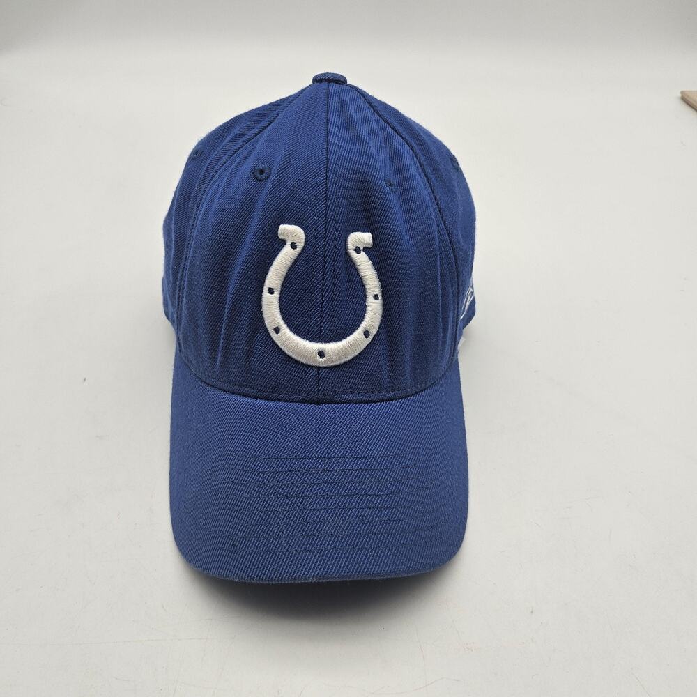 Indianapolis Colts Hat Cap Fitted Mens‎ Medium NFL Football Authentic Sideline